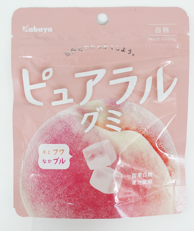 KABAYA白桃味果汁軟糖