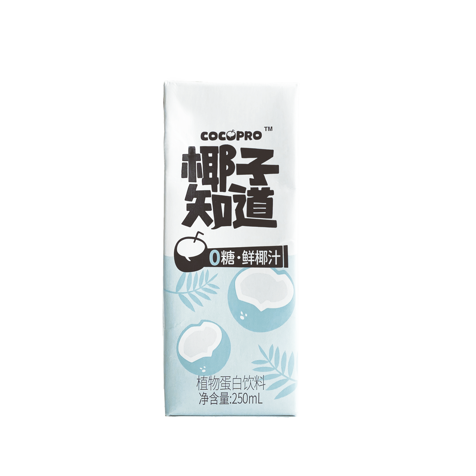 椰子知道0糖鮮椰汁植物蛋白飲料早餐新選擇250ml