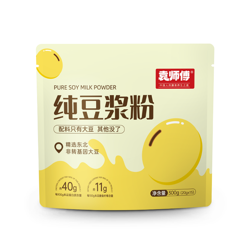 袁師傅40蛋白純豆?jié){粉