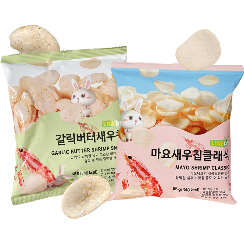 淶可原味蒜香味鮮蝦片