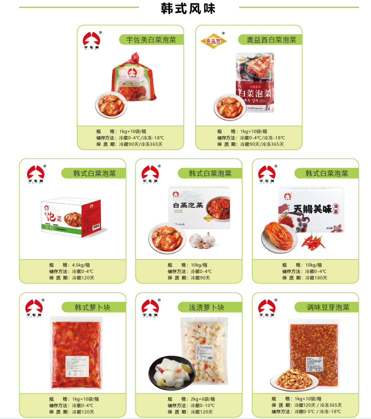 韓式料理小菜類