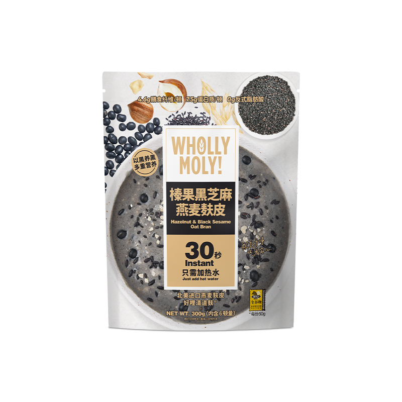好哩！臻果黑芝麻燕麥麩皮
