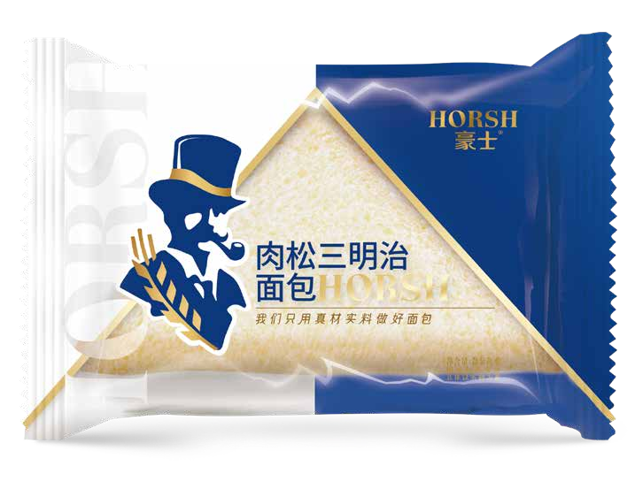 豪士肉松三明治面包