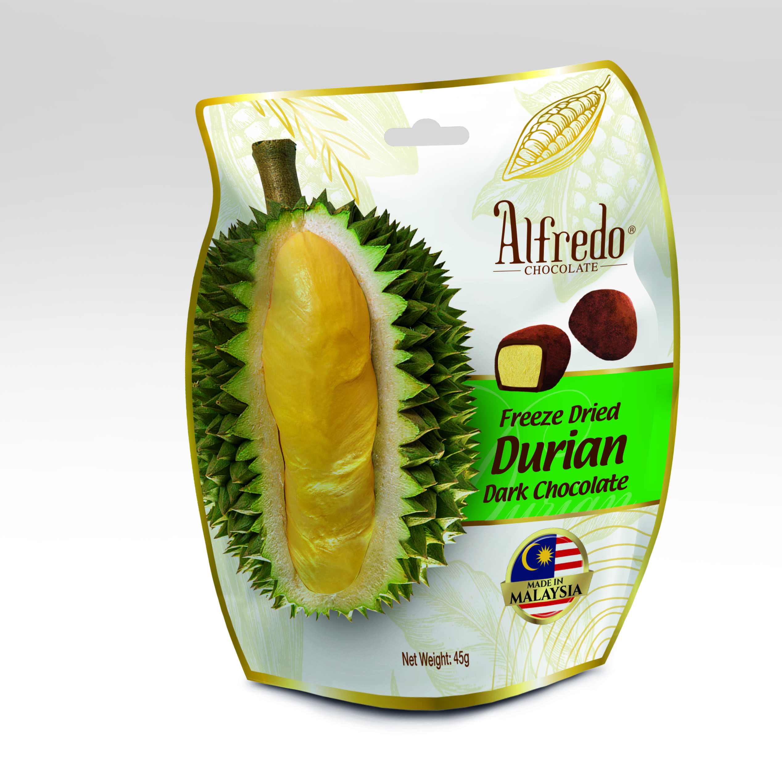 Alfredo 凍干榴蓮巧克力
