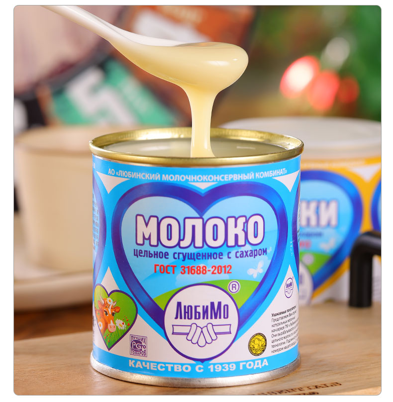 柳賓斯基牌經(jīng)典原味加糖煉乳