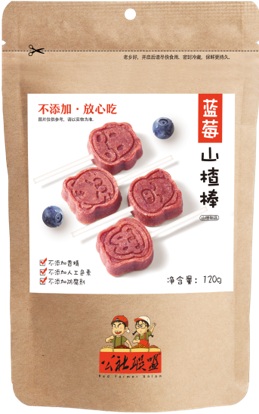 公社聯(lián)盟藍莓山楂棒120g