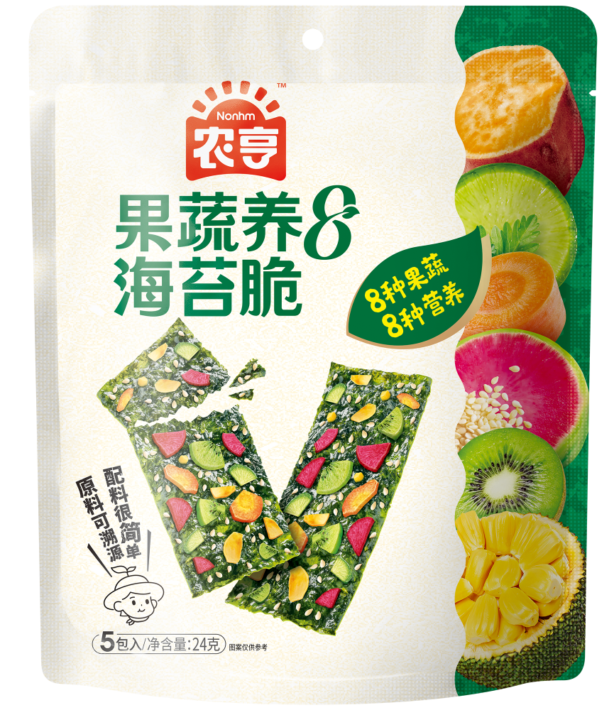 農(nóng)亨果蔬養(yǎng)8海苔脆
