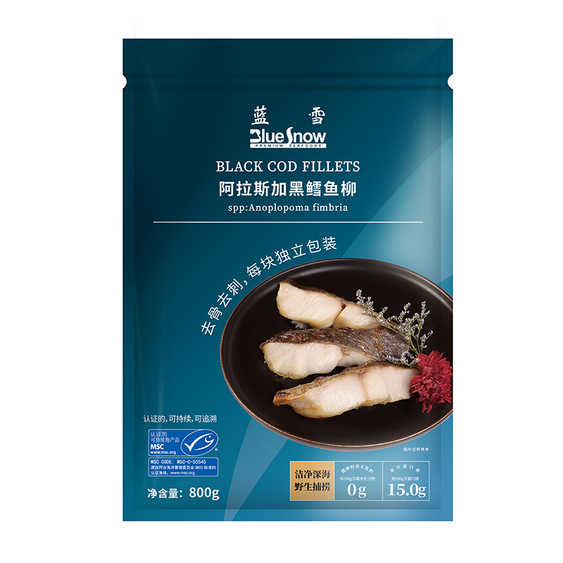 藍(lán)雪黑鱈魚柳