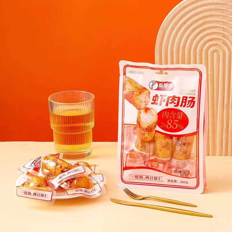 友廚坊蝦肉腸-麻辣味