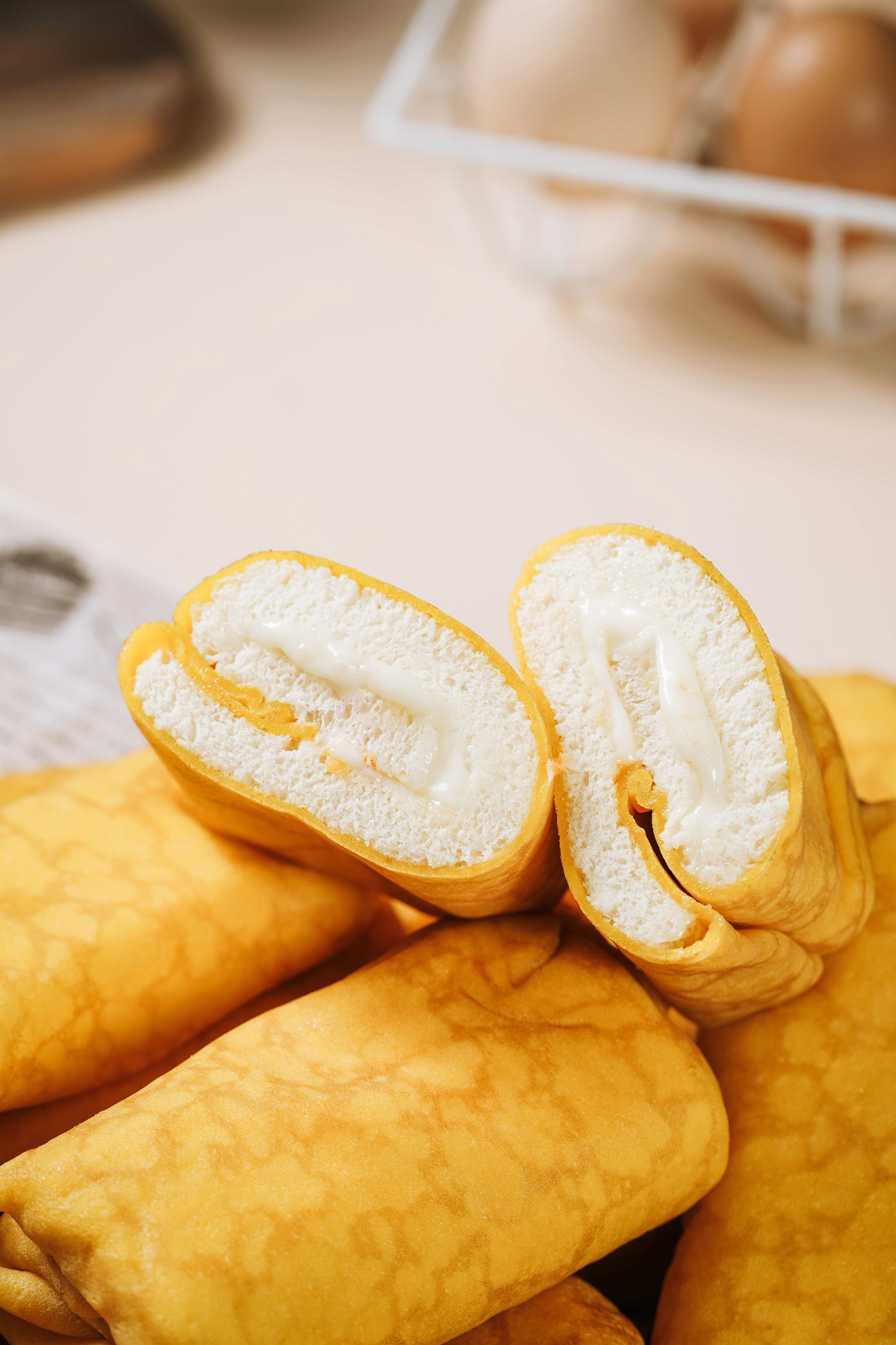 蛋皮能量卷面包