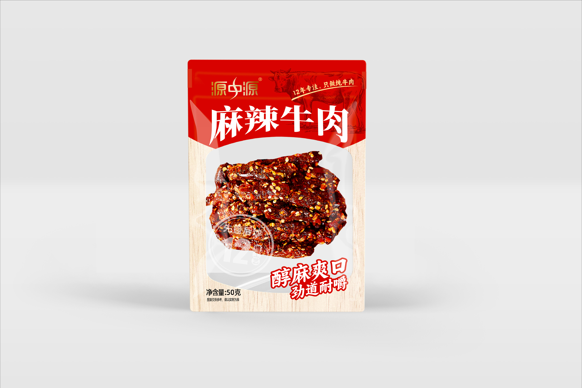 源中源麻辣牛肉50g