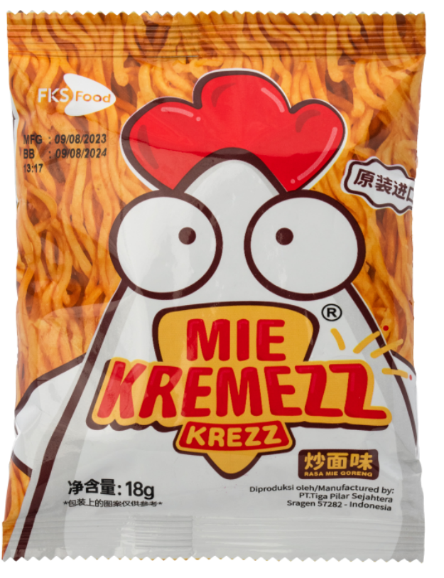 MIE KREMEZZ炒面風(fēng)味小雞干脆面18g