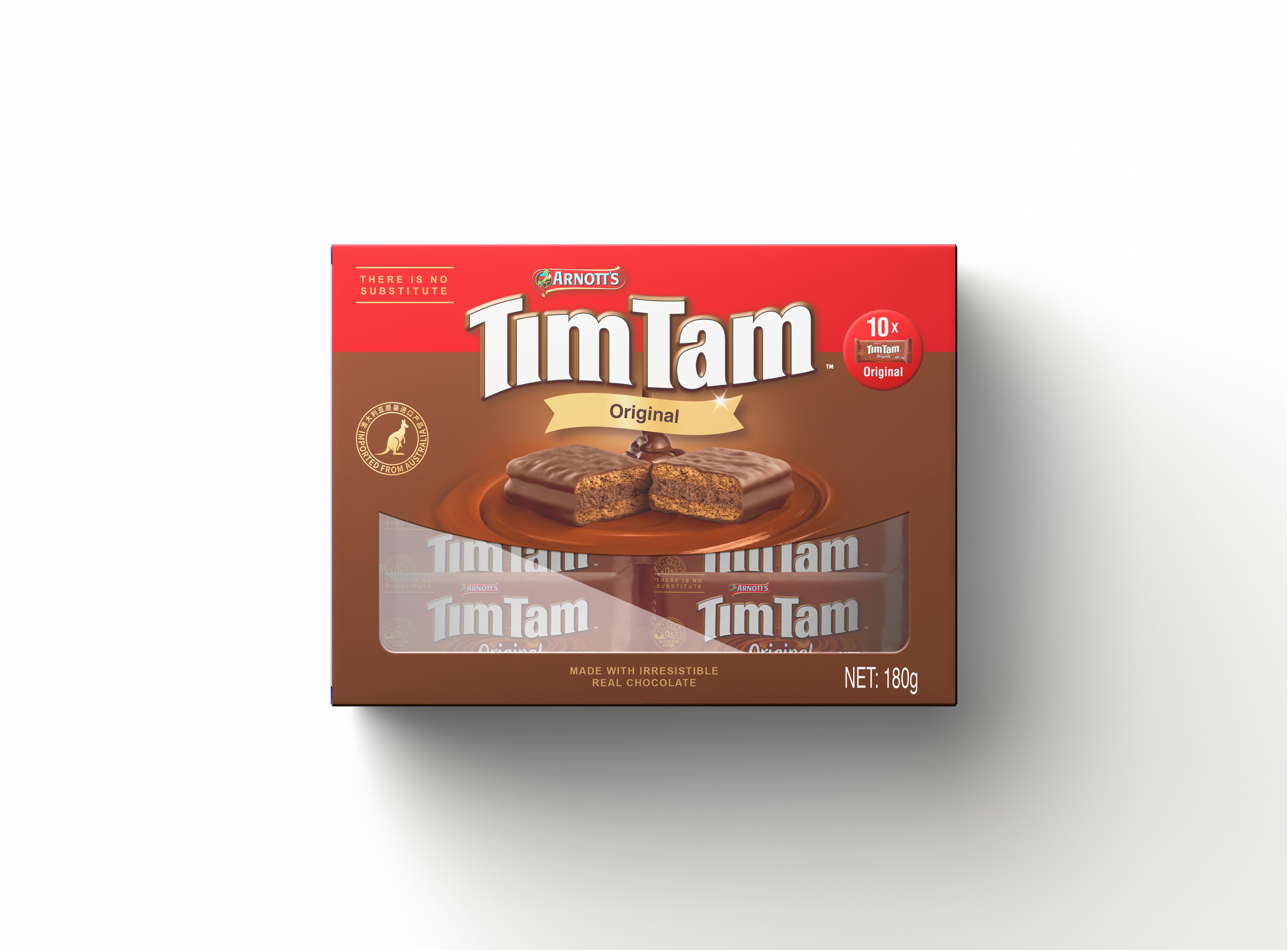 雅樂思TimTam 原味巧克力味夾心餅干盒裝