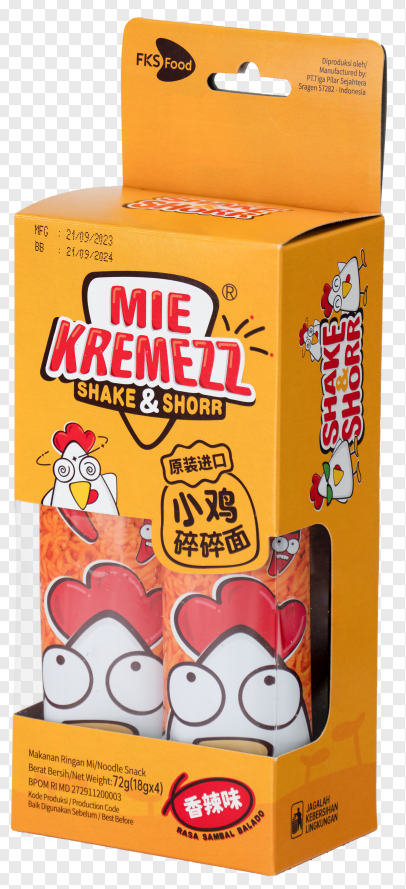 MIE KREMEZZ香辣味碎碎面72g