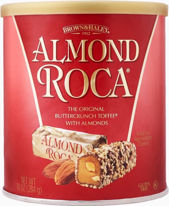 樂家扁桃仁巧克力糖果（罐裝）284g