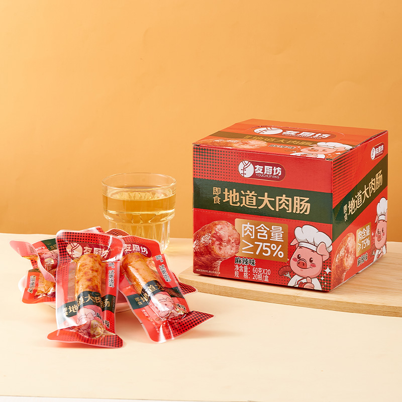 友廚坊地道大肉腸60g麻辣