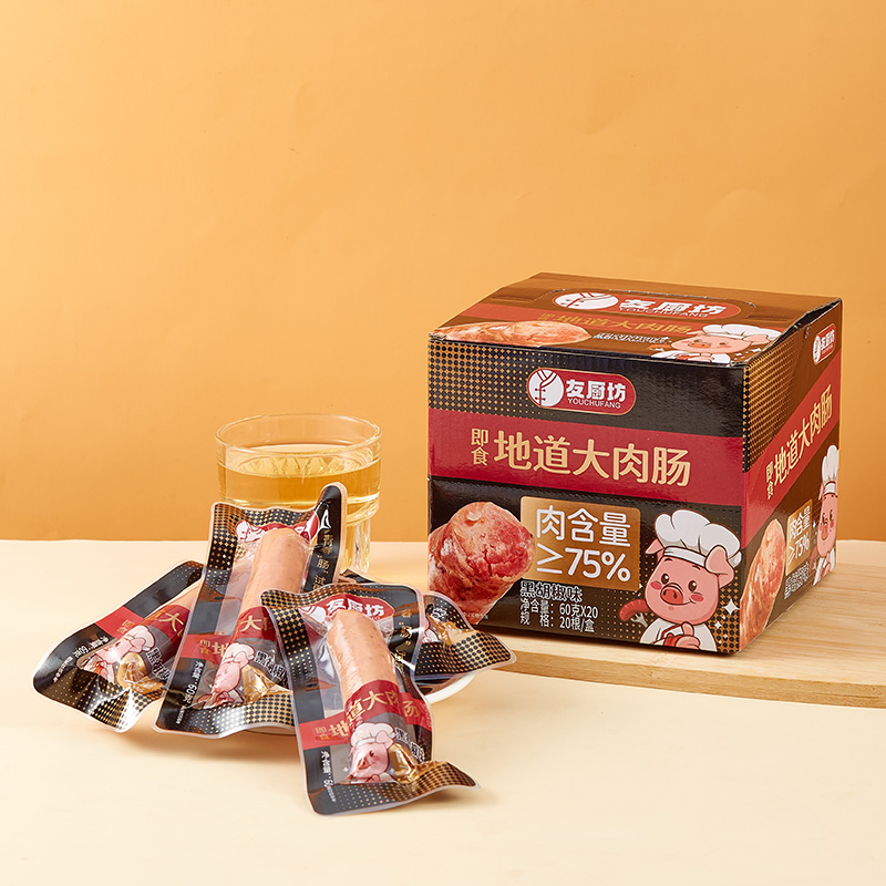 友廚坊地道大肉腸60g黑椒
