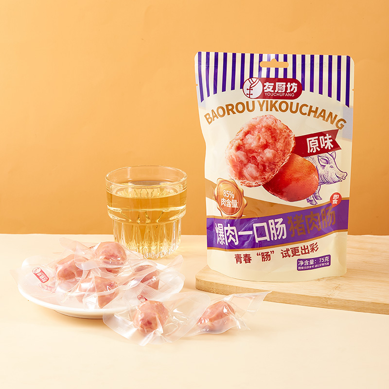 爆肉一口腸豬肉腸-原味