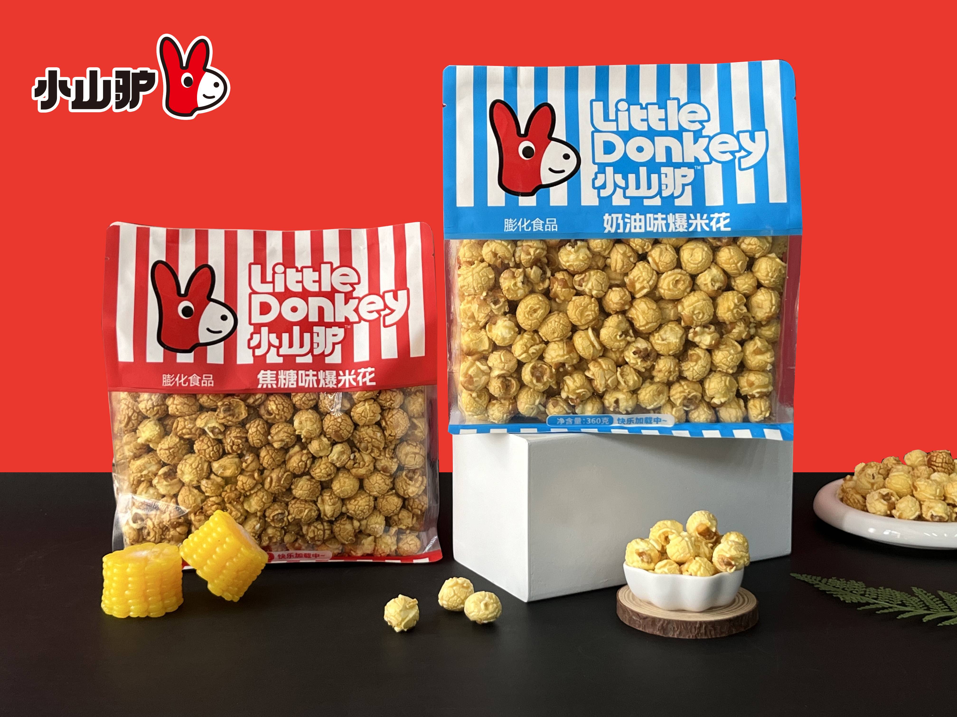 小山驢爆米花360g