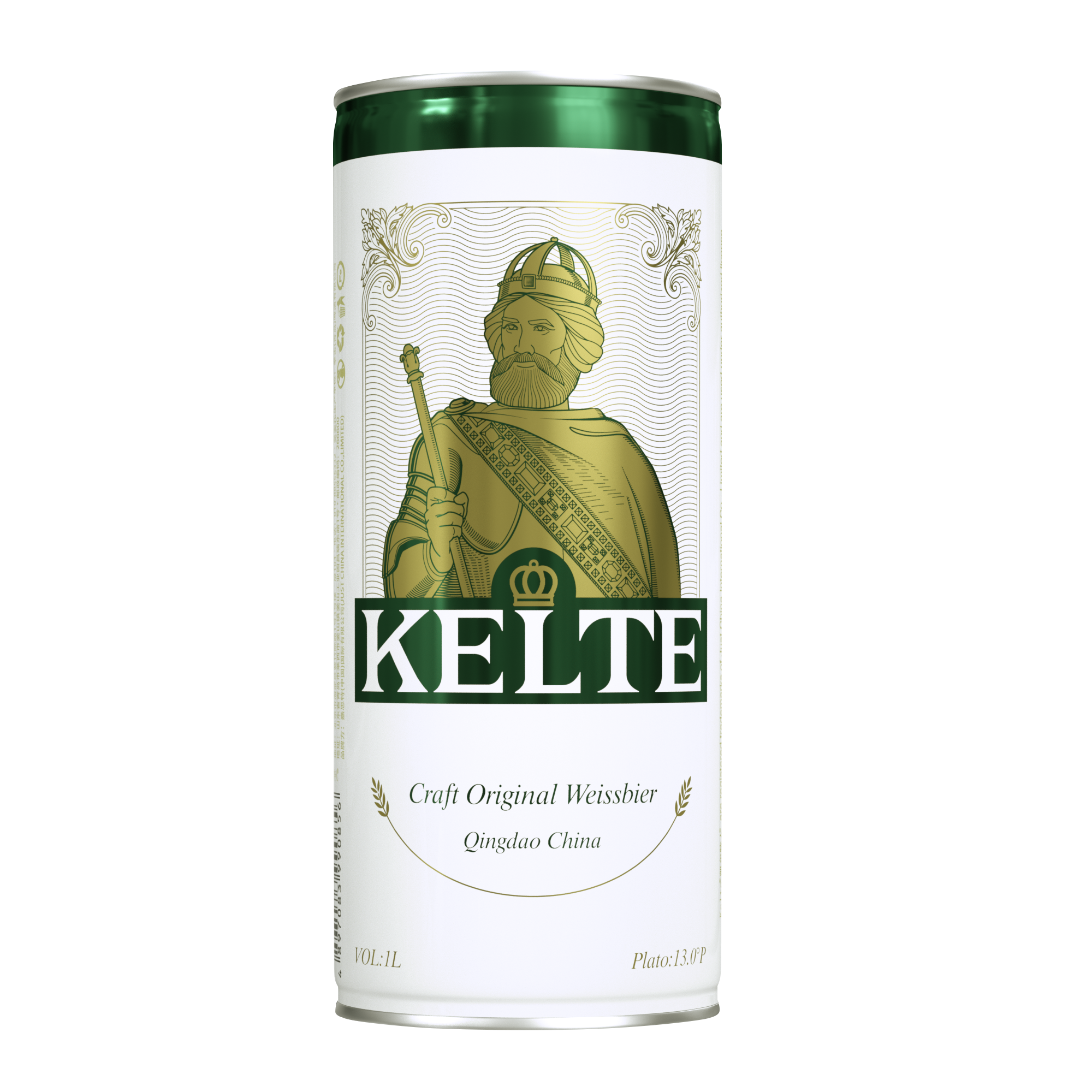 凱爾特人精釀原漿小麥白啤酒1L