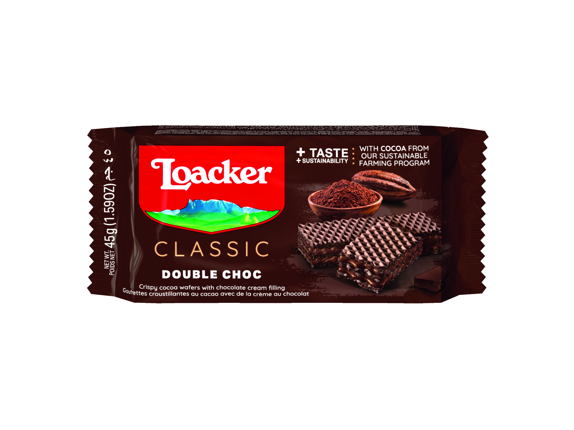 Loacker Classic Double Choco 45g-Guangzhou Mutrade Trading Co. Ltd.