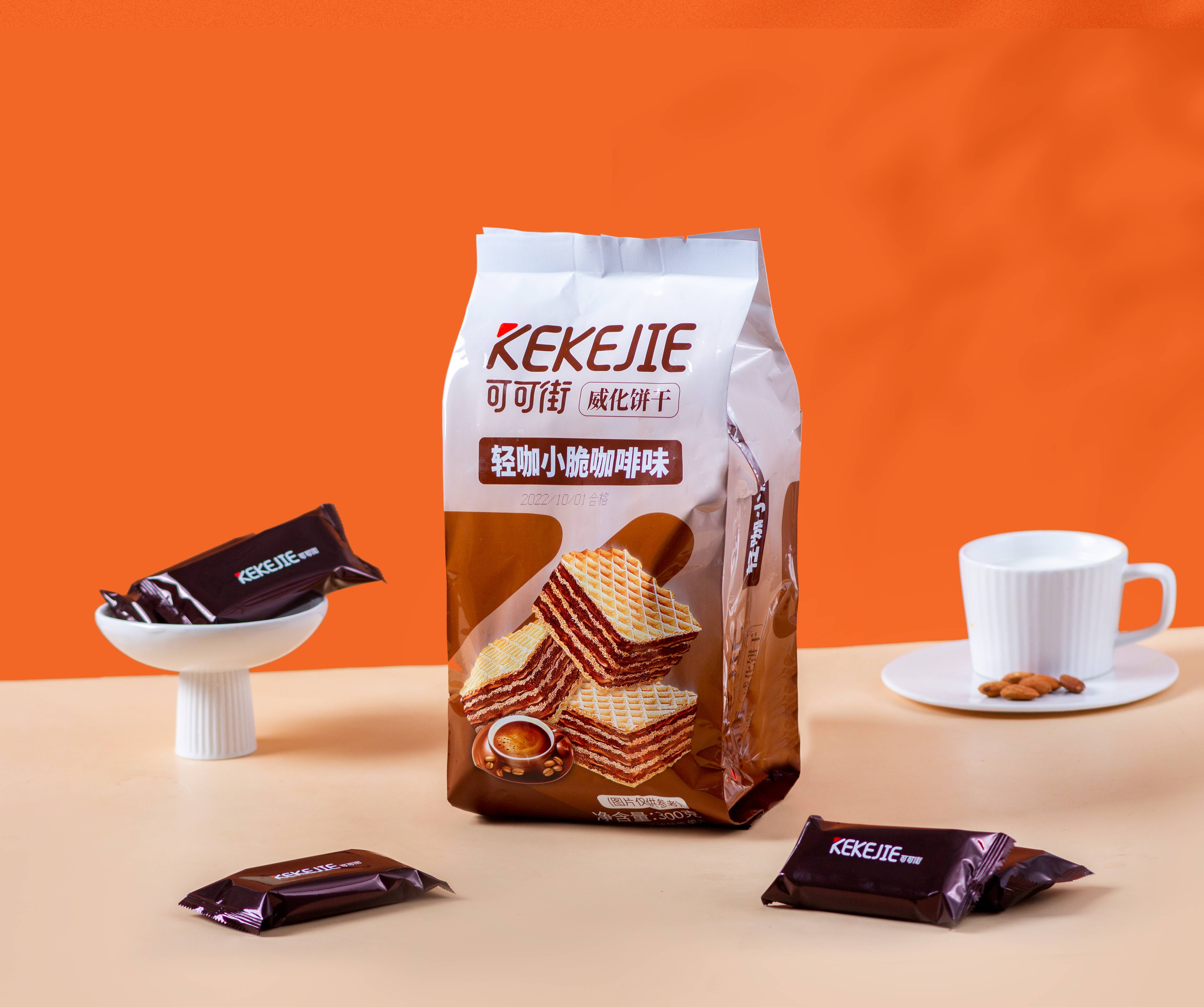 可可街咖啡味威化餅干
