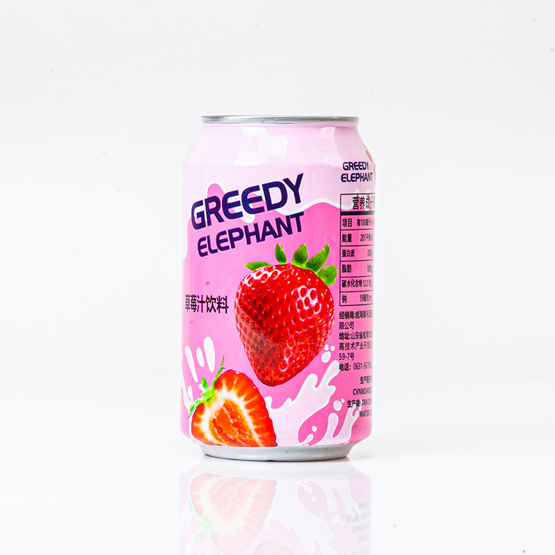 饞味象草莓味飲料