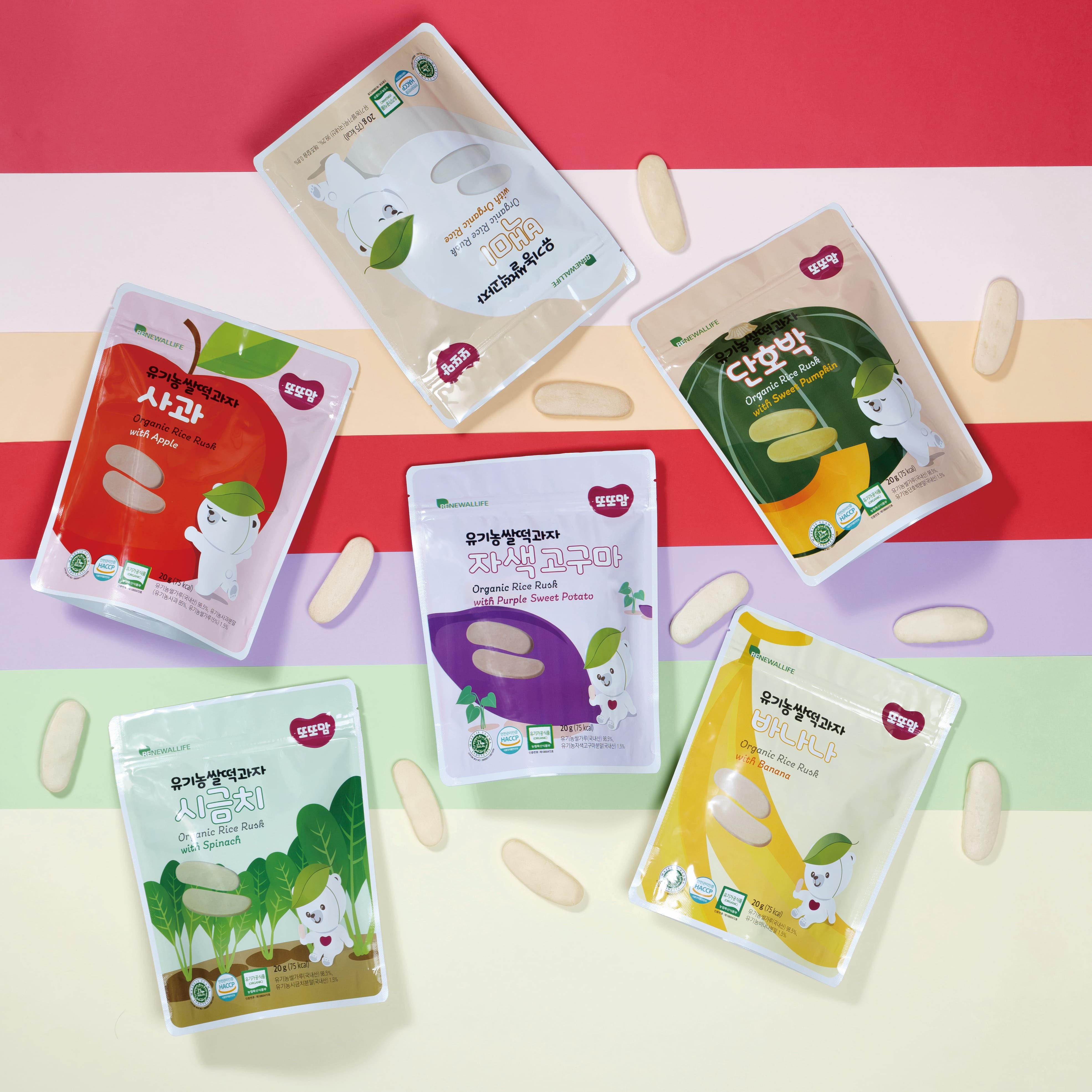 跢跢媽有機米餅6款