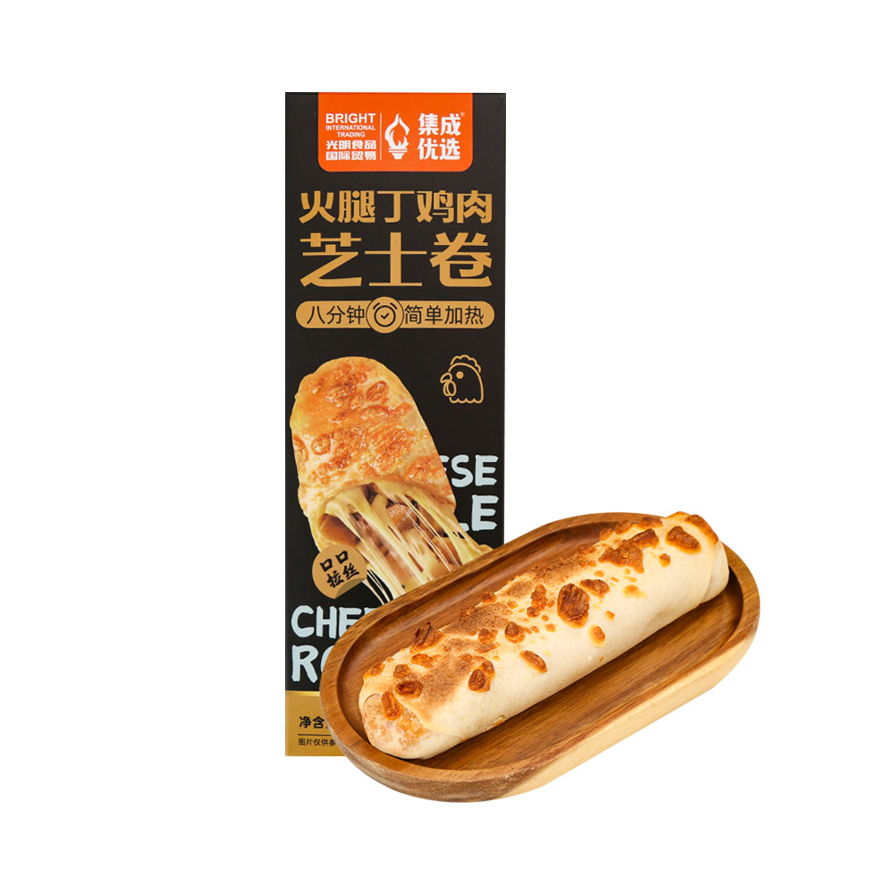 光明集成優(yōu)選火腿丁雞肉芝士卷