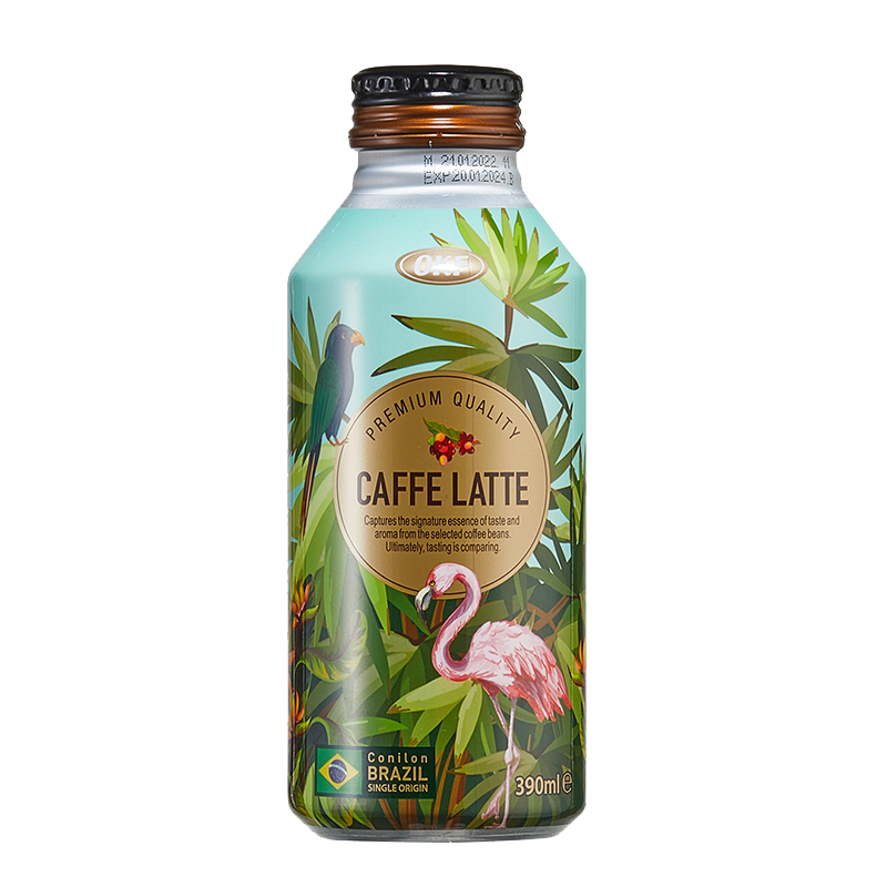 OKF拿鐵咖啡飲料390ml