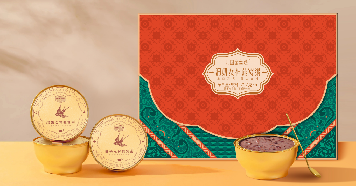 椰香女神燕窩粥60%-252g*6