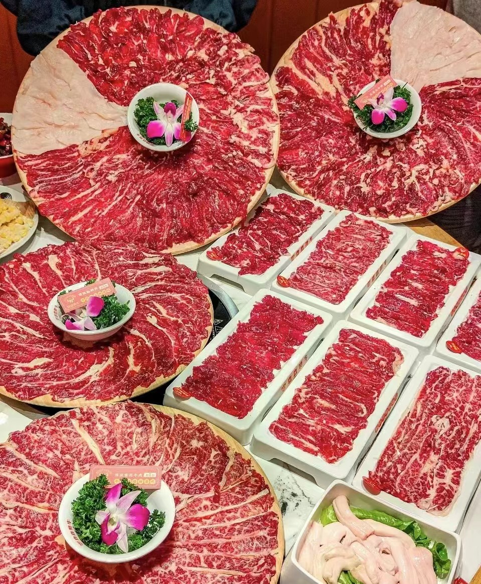国产鲜切火锅牛肉