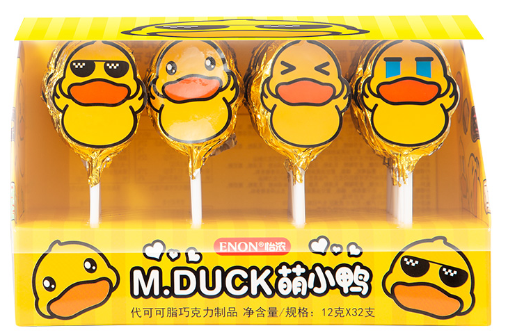 怡浓萌小鸭跳跳糖牛奶巧克力