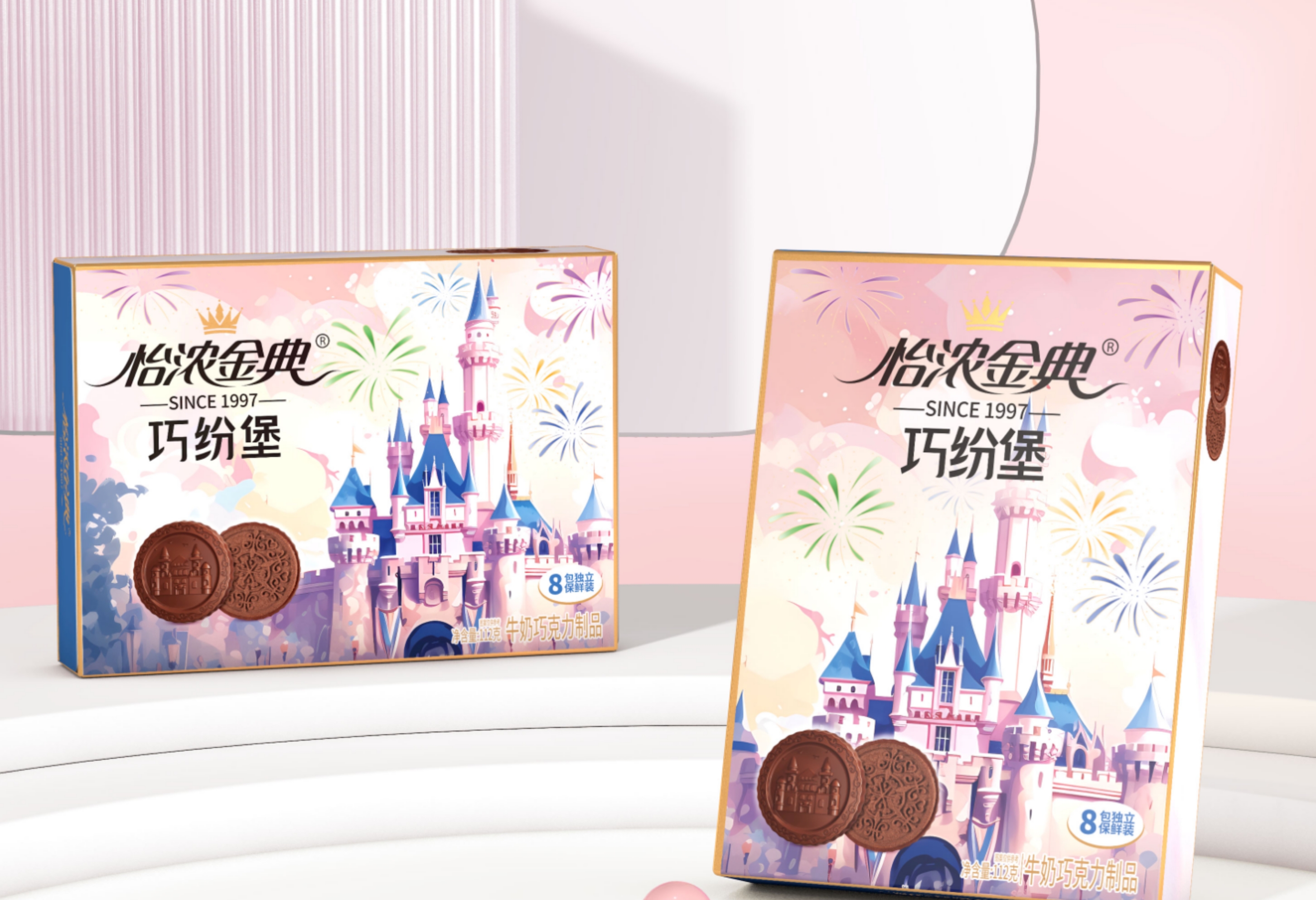 怡浓牛奶巧克力制品112g