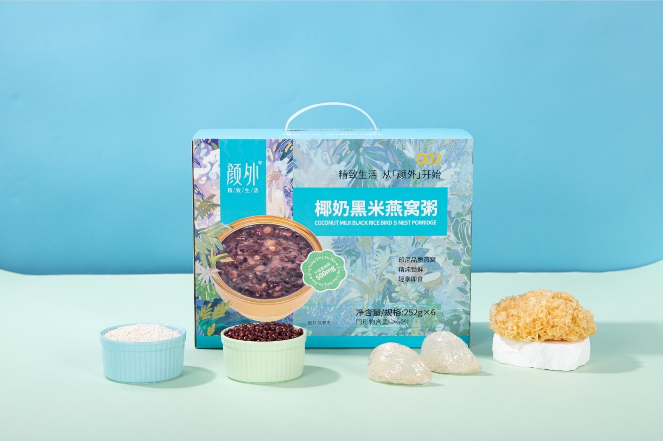 顏外輕享 椰奶黑米燕窩粥