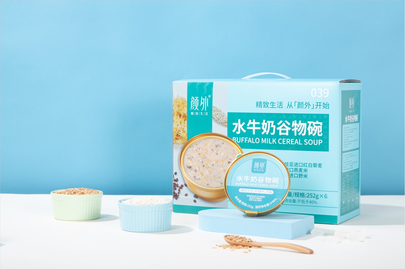 顏外輕甜 水牛奶谷物碗