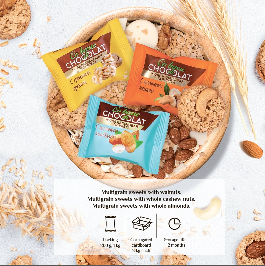 Multirich Chococlate Multigrain sweets Co barre de CHOCOLAT-LLC «V.A.SH. SHOKOLATIE+»