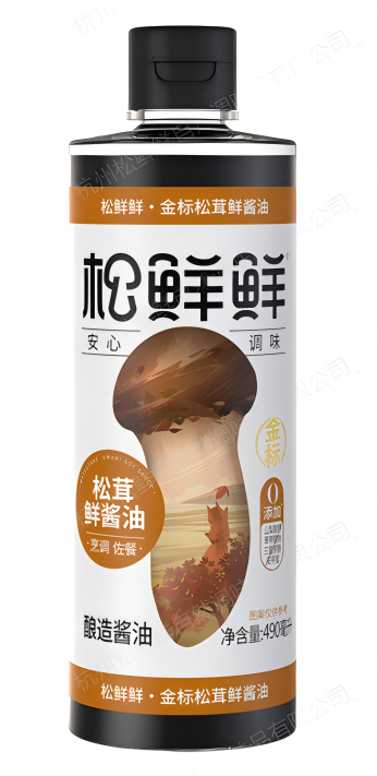 金標 松茸鮮醬油490ml