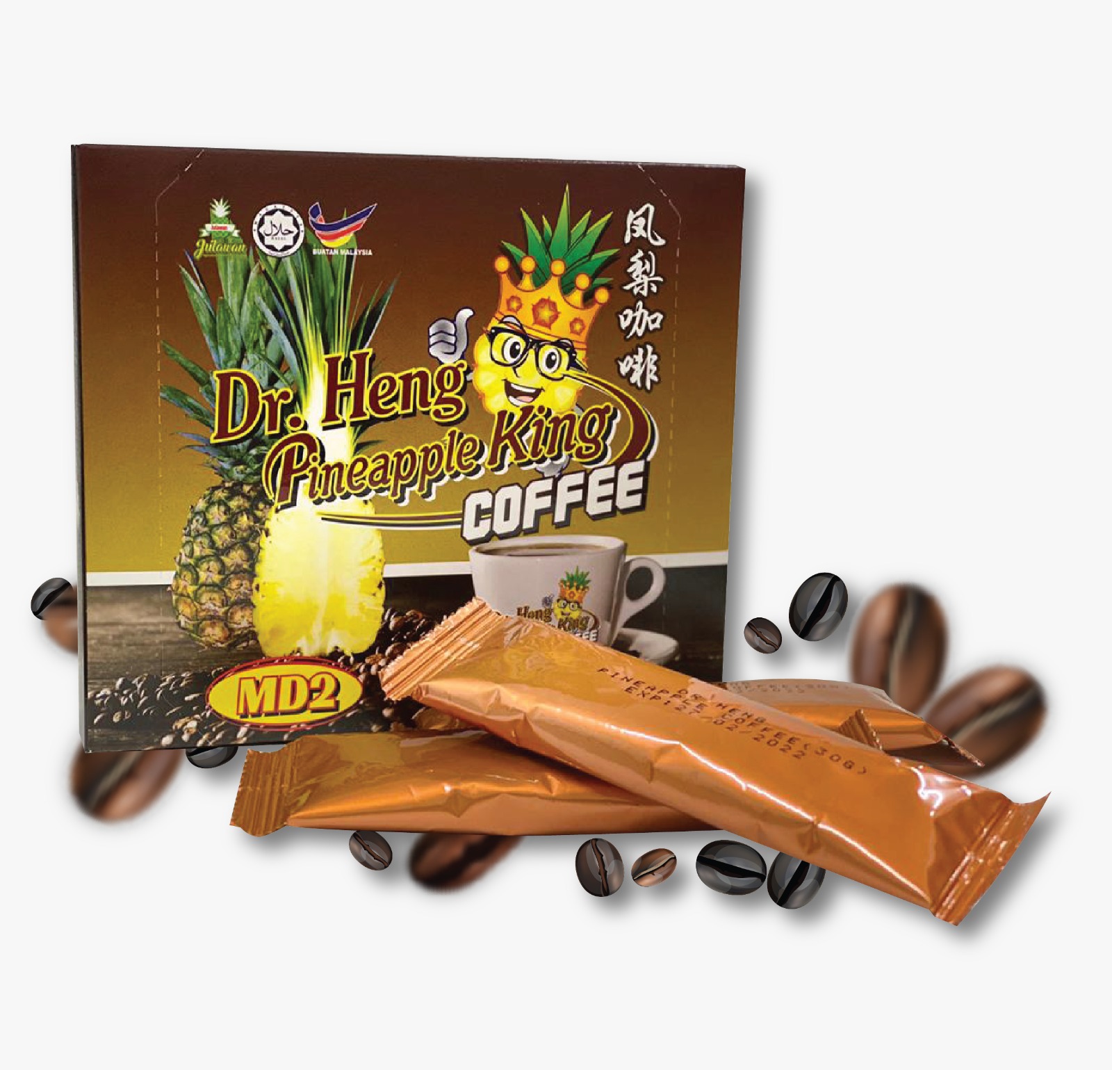 DR. HENG PINEAPPLE KING COFEE