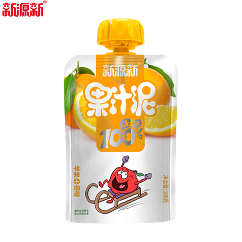 蘋果香橙果汁泥