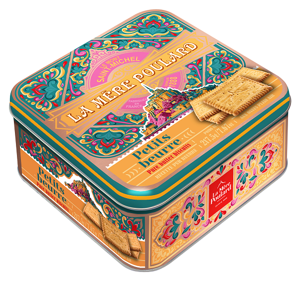 普拉媽媽傳統法式原味黃油餅干 (精選鐵罐禮盒)