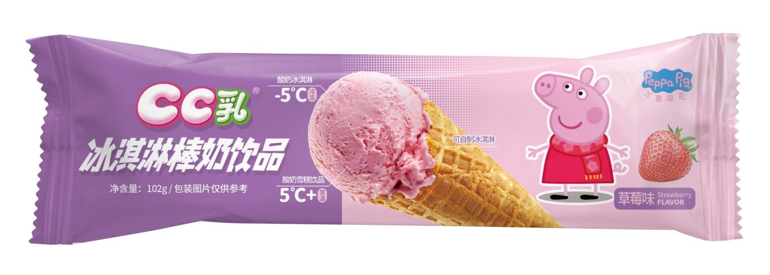 CC乳冰淇淋棒奶饮品(草莓味)