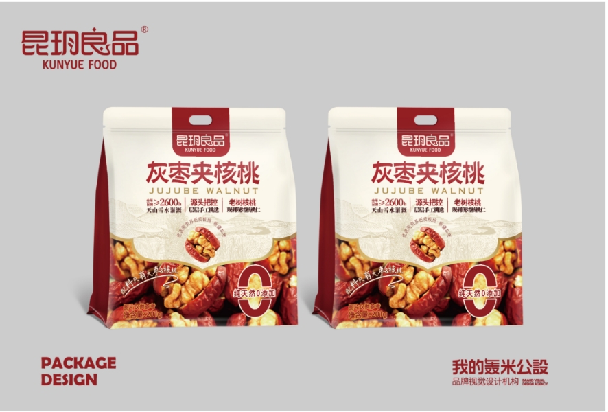 昆玥良品灰枣夹核桃（205g）