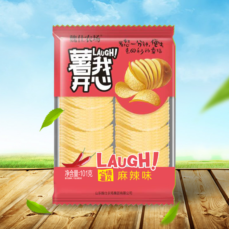薯我開心薯片101克