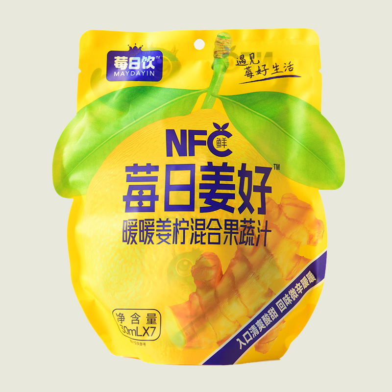 莓日饮NFC莓日姜好暖暖姜柠混合果蔬汁30ml*7