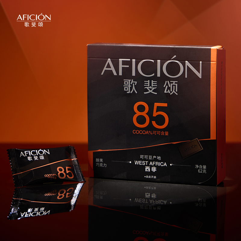 歌斐頌85%醇黑巧克力