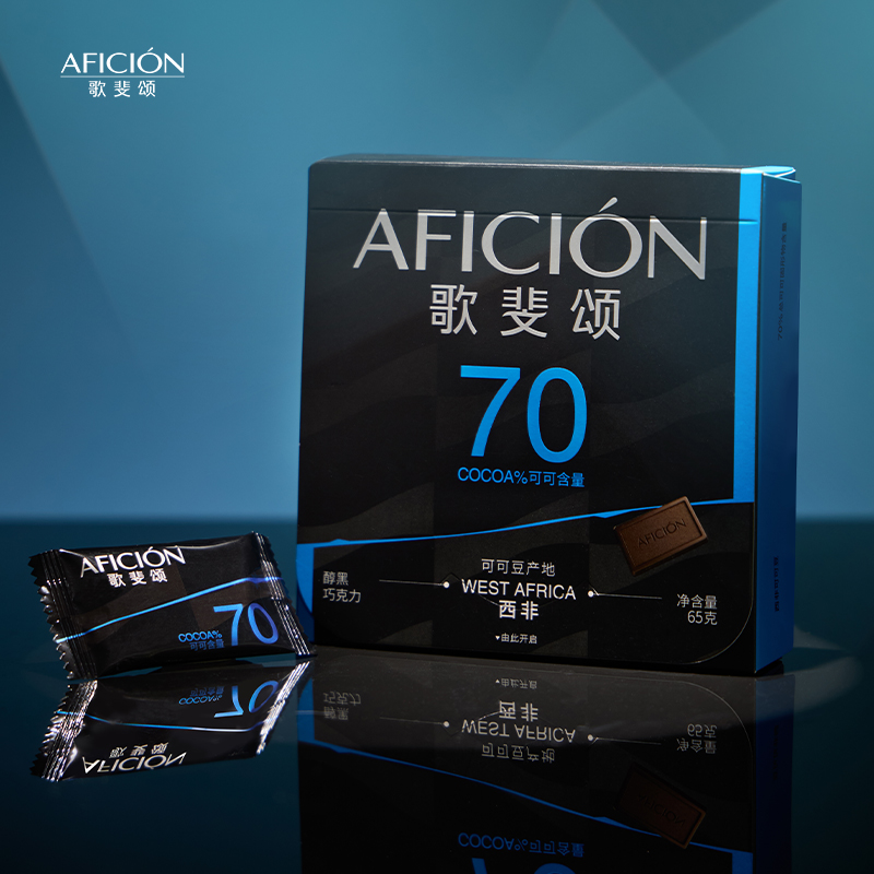 歌斐頌70%醇黑巧克力