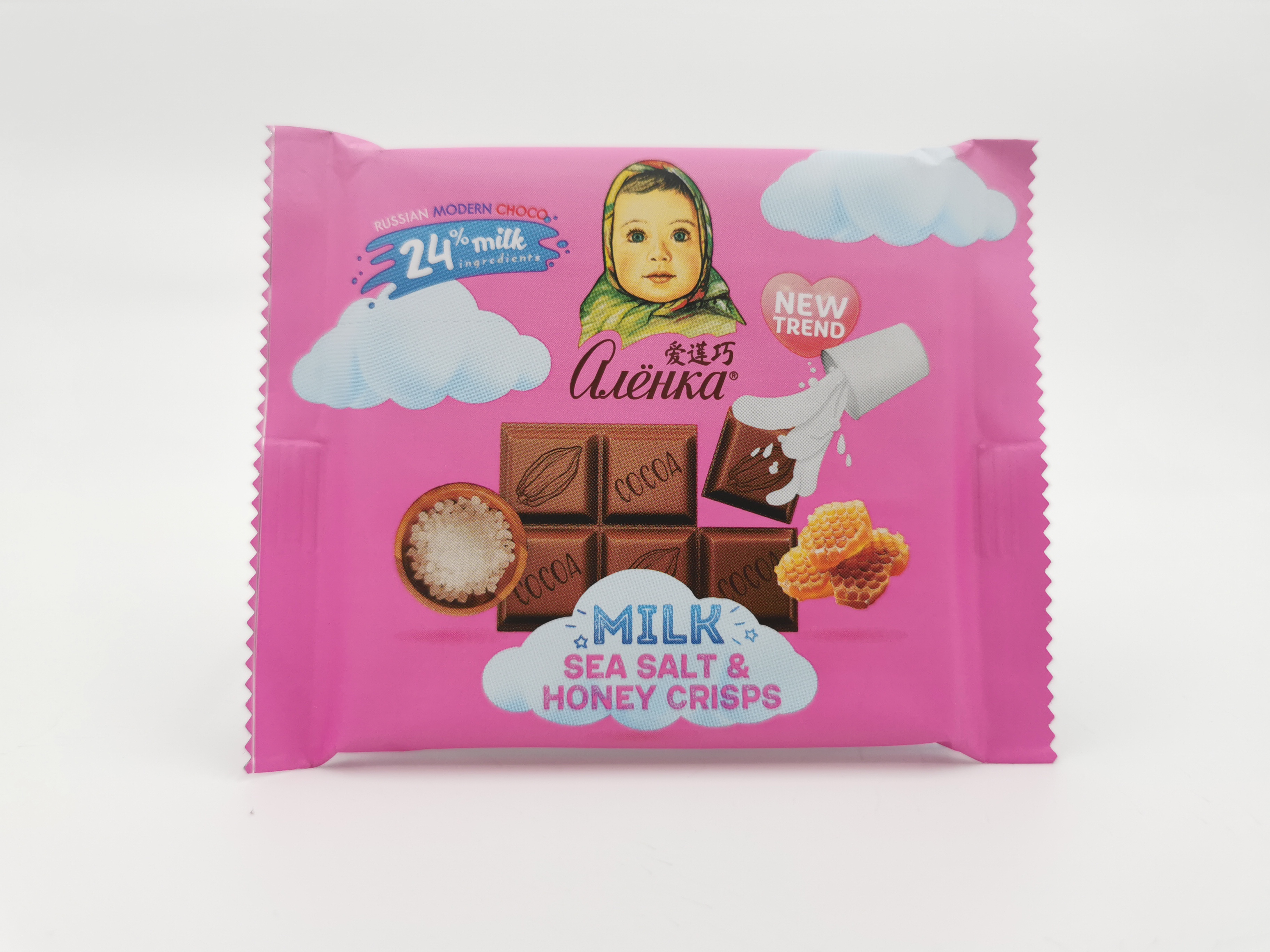 愛蓮巧蜂蜜海鹽味牛奶巧克力制品85g