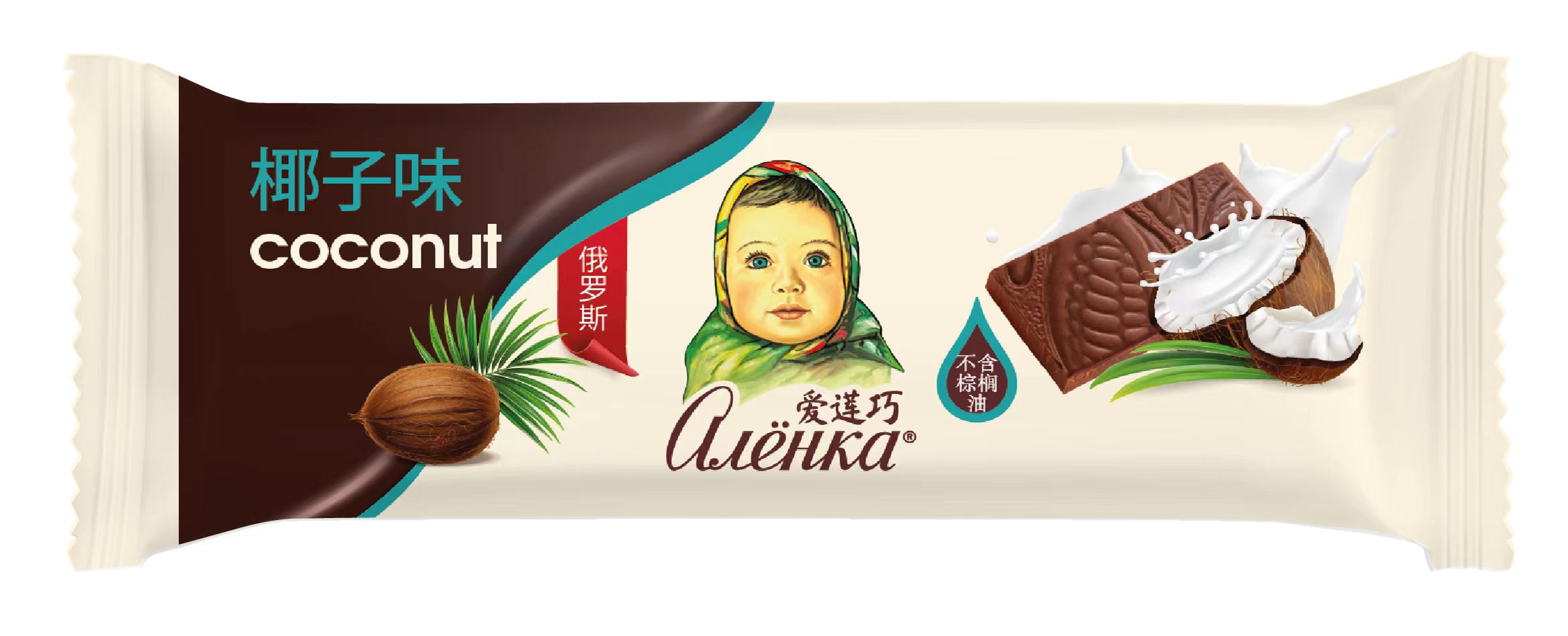 愛蓮巧椰子味巧克力制品30g