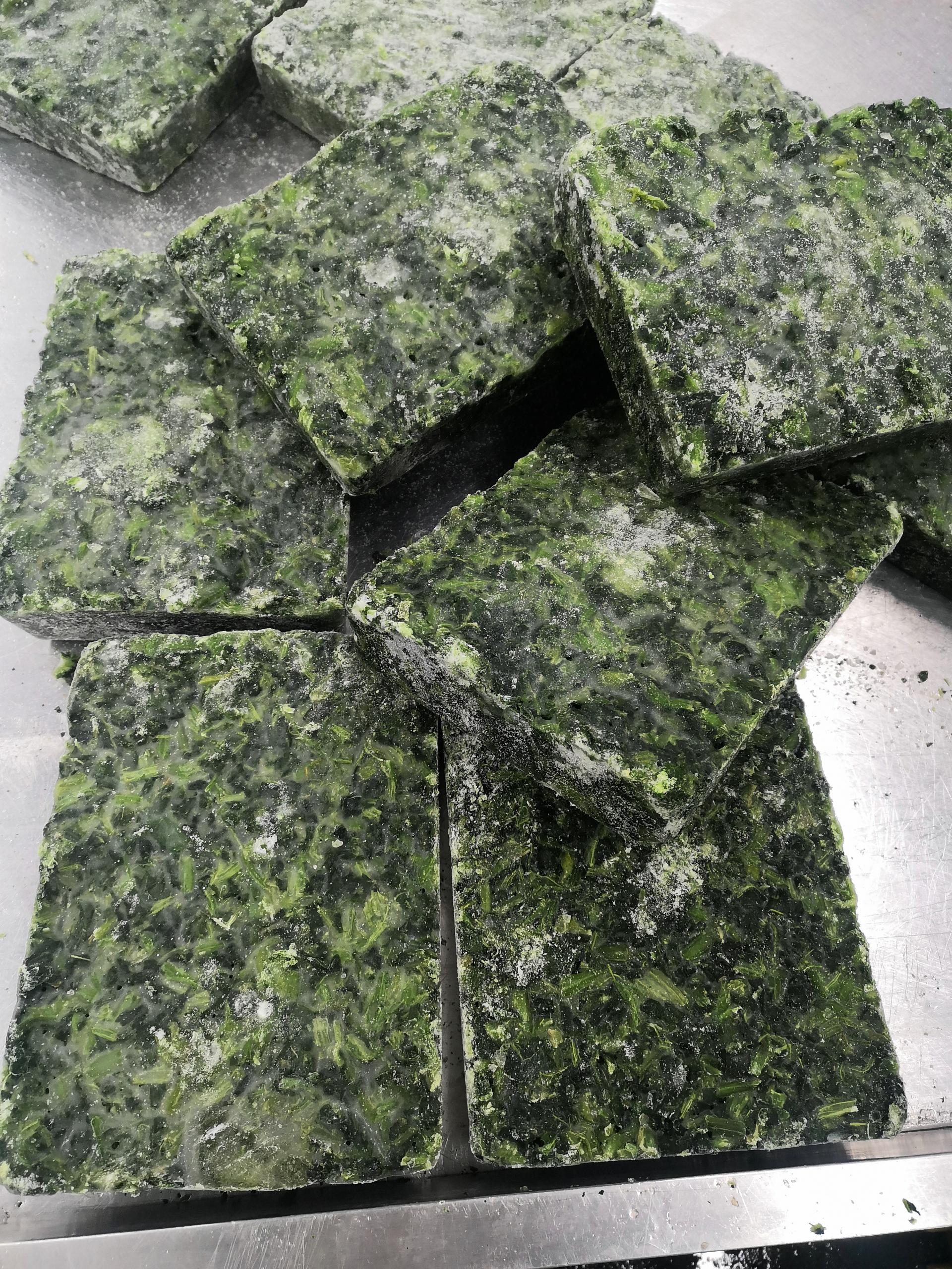 盘冻菠菜碎